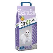Sanicat Super Plus впитывающий наполнитель для кошачьего туалета, с ароматом лаванды и апельсина 10 л